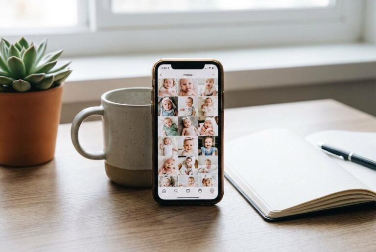 How to Organize Baby Photos Without Feeling Overwhelmed