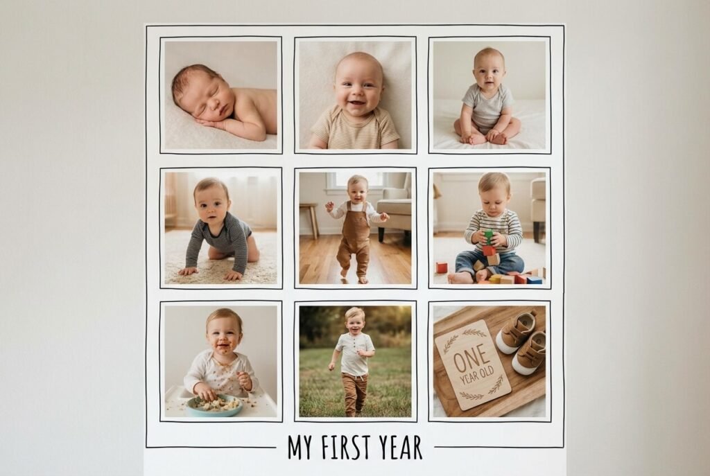 Baby monthly milestones from newborn to one year